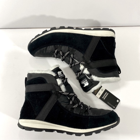 SOREL WHITNEY SHORT LACE Waterproof Boot/Black # - Picture 7 of 10